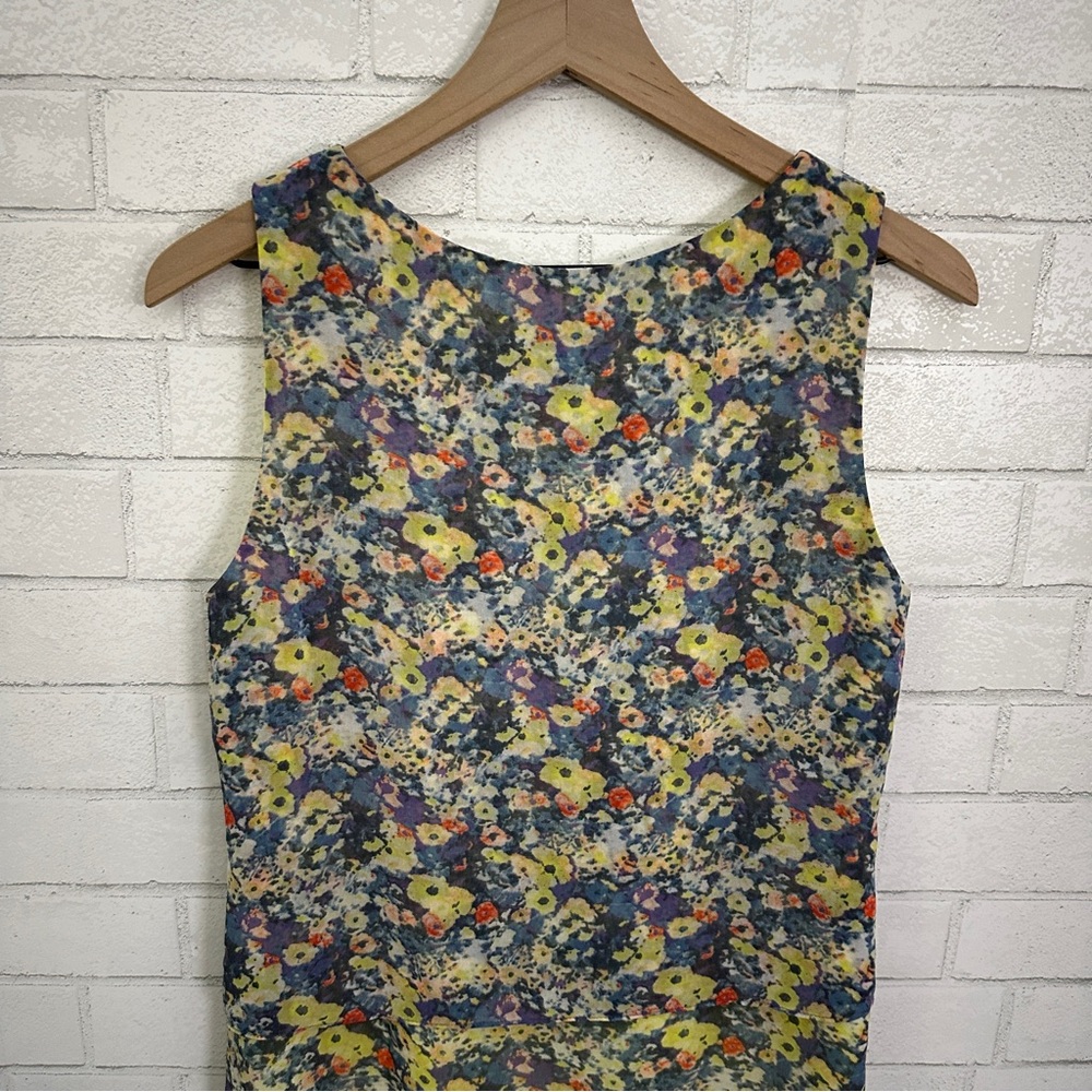 CABI Positano Flowered Layered Tunic Tank Top - Picture 11 of 11
